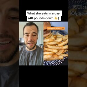 Full Day Of Eating For Weight Loss (40LBS DOWN) #shorts #weightloss #dayofeating #weightlossfood